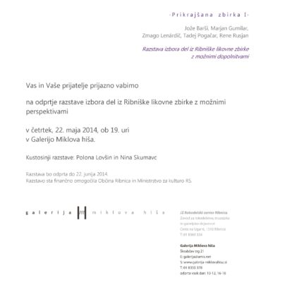 Odprtje razstave izbora del iz zbirke Galerije Miklova hiša
