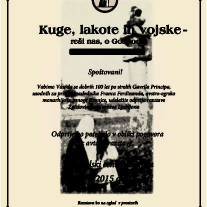 Odprtje razstave Kuge